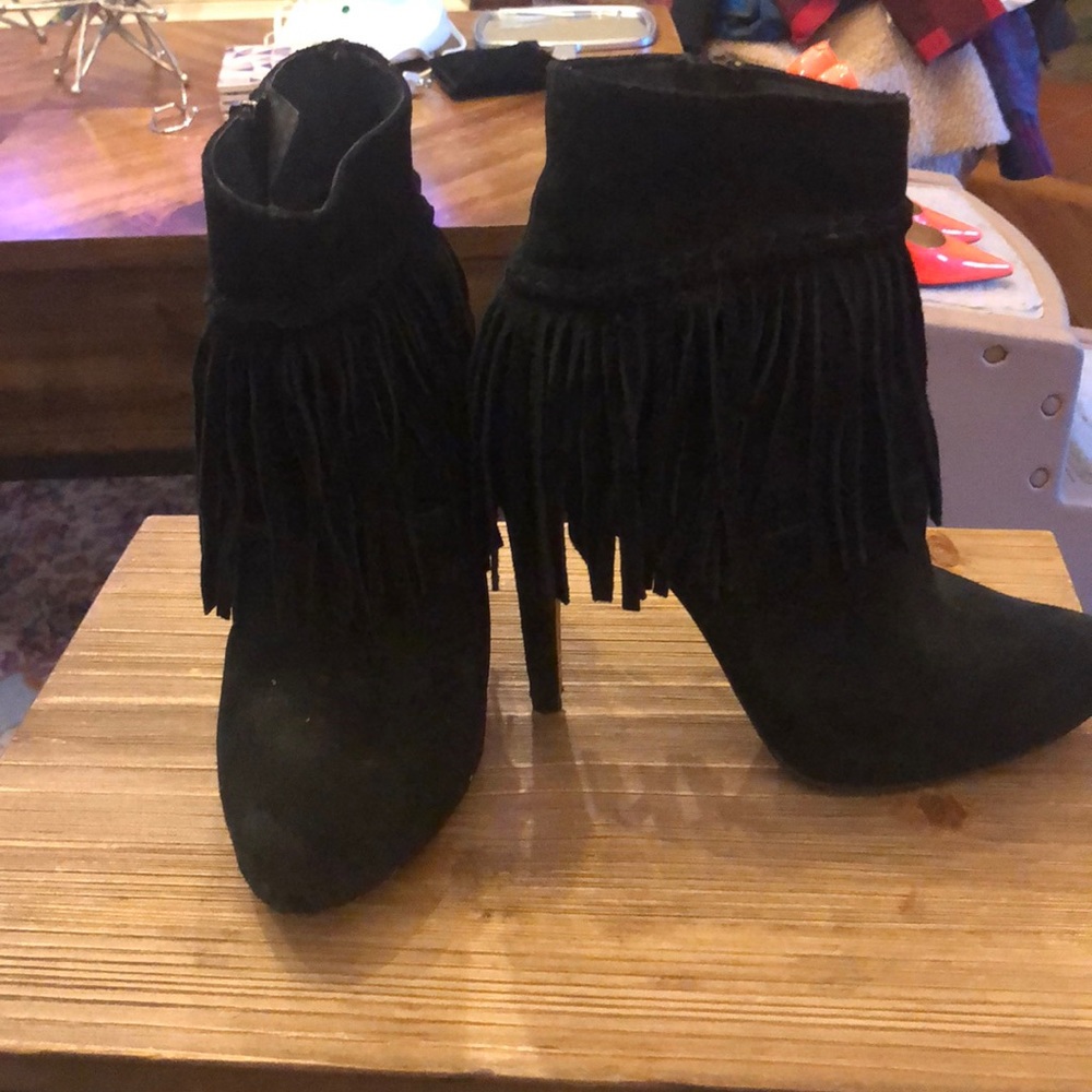 Charles David Fringe booties